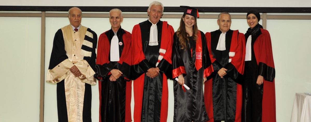 cérémonie de remise des diplômes Master