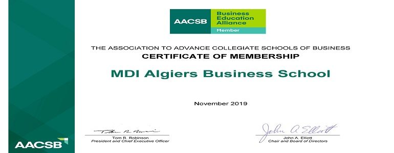 MDI désormais membre de l’AACSB