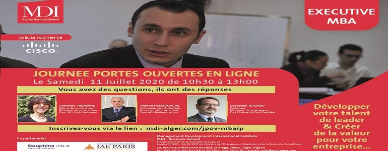 EXECUTIVE MBA JOURNÉES PORTES OUVERTES